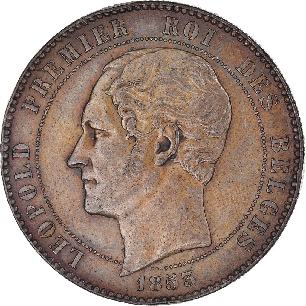 Belgique, Médaille, Léopold Ier, Mariage du Duc de Brabant, 1853, TTB+, Bronze