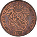 Moneta, Belgia, Leopold II, 2 Centimes, 1909, Brussels, MS(63), Miedź, KM:35.1