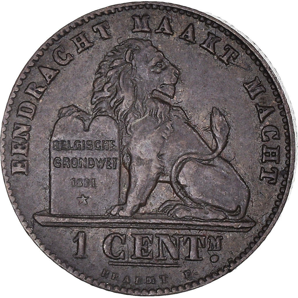 Coin, Belgium, Centime, 1899, Brussels, AU(50-53), Copper