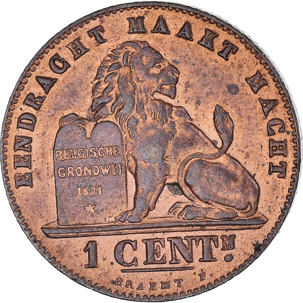Moeda, Bélgica, Centime, 1899, Brussels, AU(50-53), Cobre