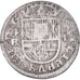 Moneda, España, Philip IV, Real, Croat, 1652, Segovia, BC+, Plata, KM:92