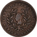 Moneda, México, 1/4 Real, Un Quarto/Una Quartilla, 1861, Culiacan, BC+, Cobre