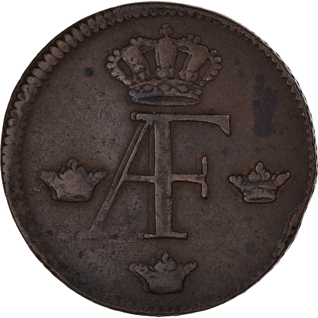 Coin, Sweden, Adolf Frederick, Ore, S.M., 1763, VF(30-35), Copper, KM:460