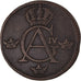 Coin, Sweden, Gustaf IV Adolf, 1/4 Skilling, 1802, EF(40-45), Copper, KM:564