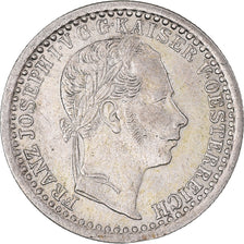 Coin, Austria, Franz Joseph I, 5 Kreuzer, 1859, Vienna, AU(55-58), Silver