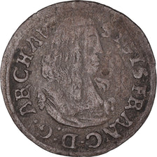 Moneda, ESTADOS AUSTRIACOS, Tirol, Sigismund Franz, Kreuzer, 1663-1665, Hall