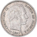 Coin, Denmark, Christian IX, 10 Öre, 1897, Copenhagen, AU(55-58), Silver