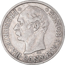 Moneta, Danimarca, Frederik VIII, 25 Öre, 1907, Copenhagen, BB+, Argento