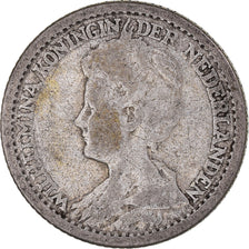 Coin, Netherlands, Wilhelmina I, 25 Cents, 1917, Utrecht, VF(20-25), Silver
