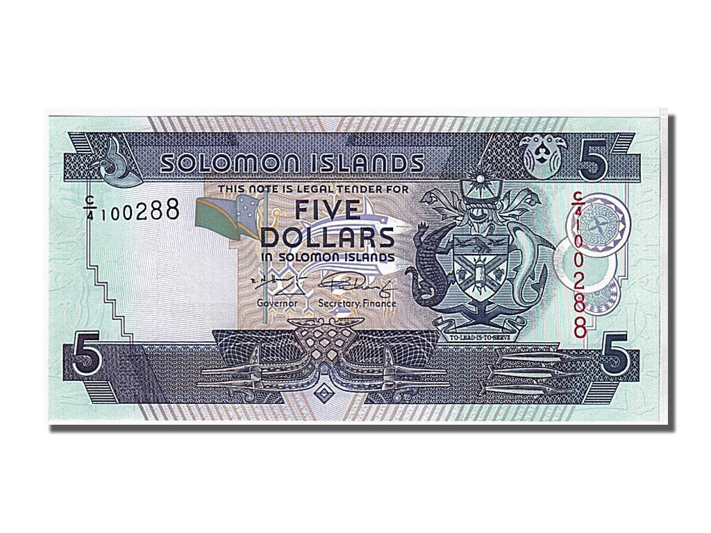 Isole Salomone, 5 Dollars, 2006, KM:26, FDS
