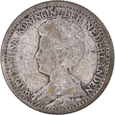 Coin, Netherlands, Wilhelmina I, 25 Cents, 1919, Utrecht, VF(20-25), Silver