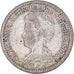 Moneta, Holandia, Wilhelmina I, 25 Cents, 1925, Utrecht, VF(20-25), Srebro