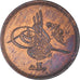 Coin, Egypt, Abdul Hamid II, 1/20 Qirsh, 1886/ AH1293/12, MS(63), Bronze, KM:288