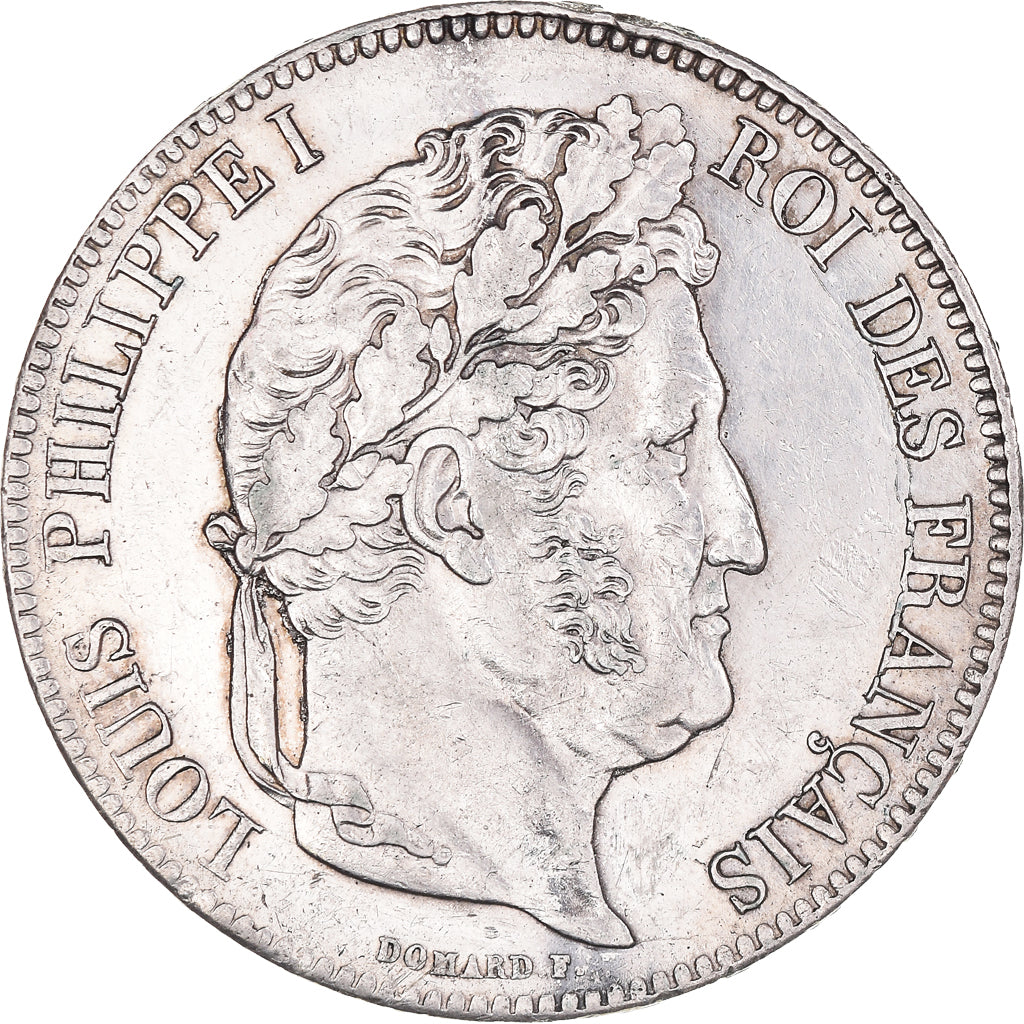 Coin, France, Louis-Philippe, 5 Francs, 1840, Paris, EF(40-45), Silver
