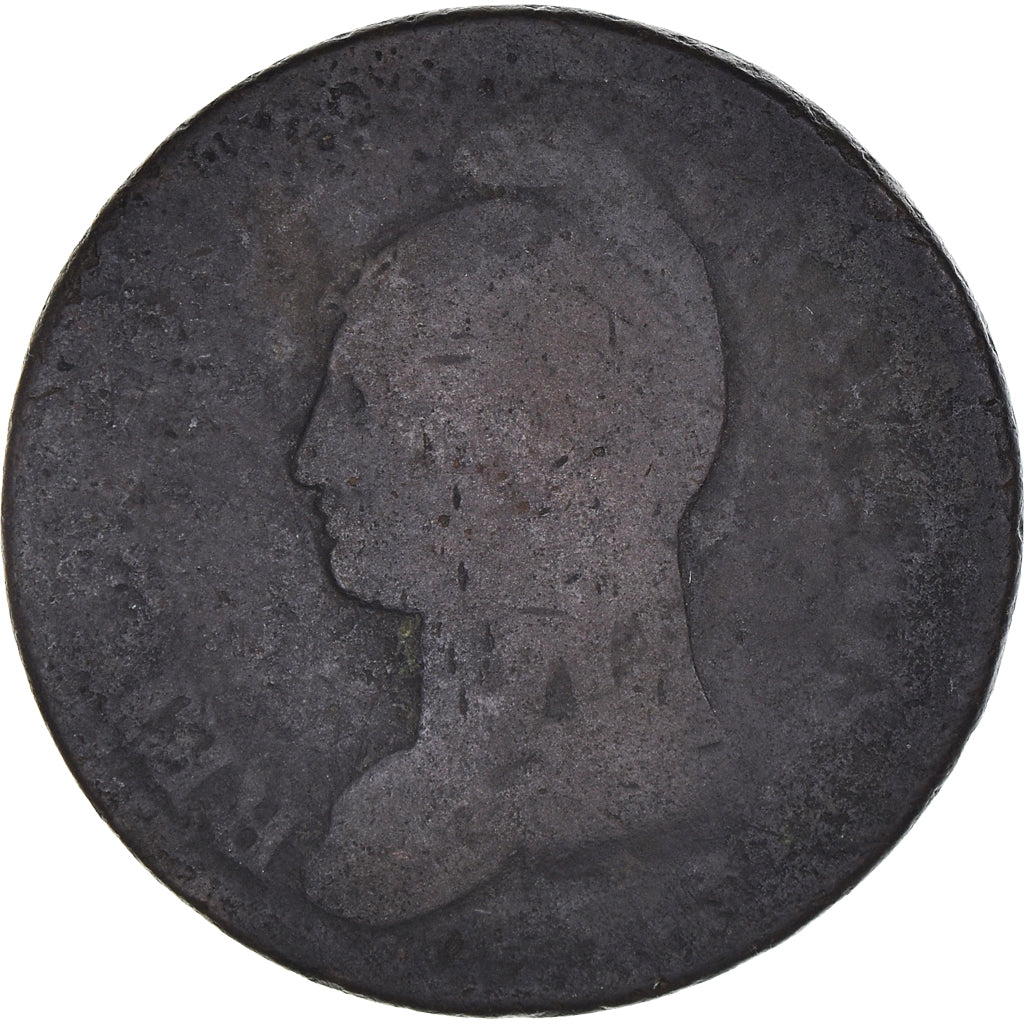 Moeda, França, Dupré, Decime, AN 8, Strasbourg, F(12-15), Bronze, KM:644.4