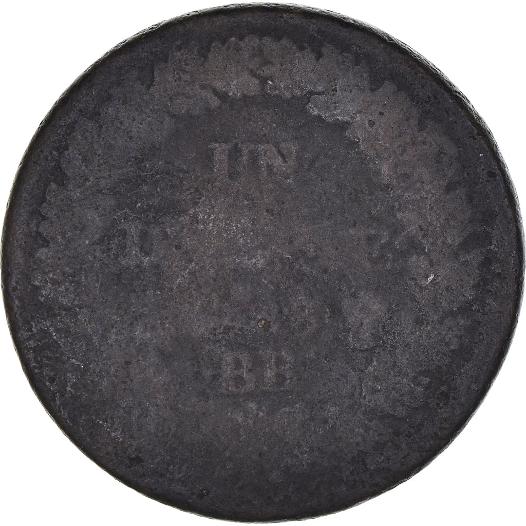 Moeda, França, Dupré, Decime, AN 8, Strasbourg, F(12-15), Bronze, KM:644.4