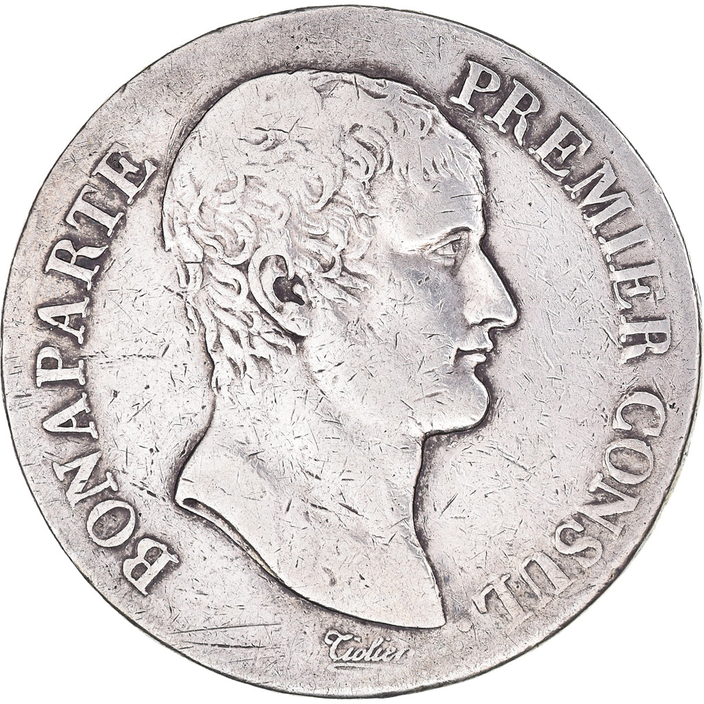 Monnaie, France, 5 Francs, An XI, Paris, TB+, Argent, Gadoury:577, KM:650.1