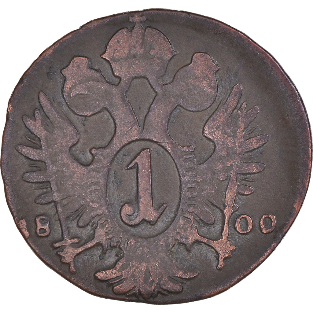 Coin, Austria, Franz II (I), Kreuzer, 1800, Schmollnitz, VF(20-25), Billon