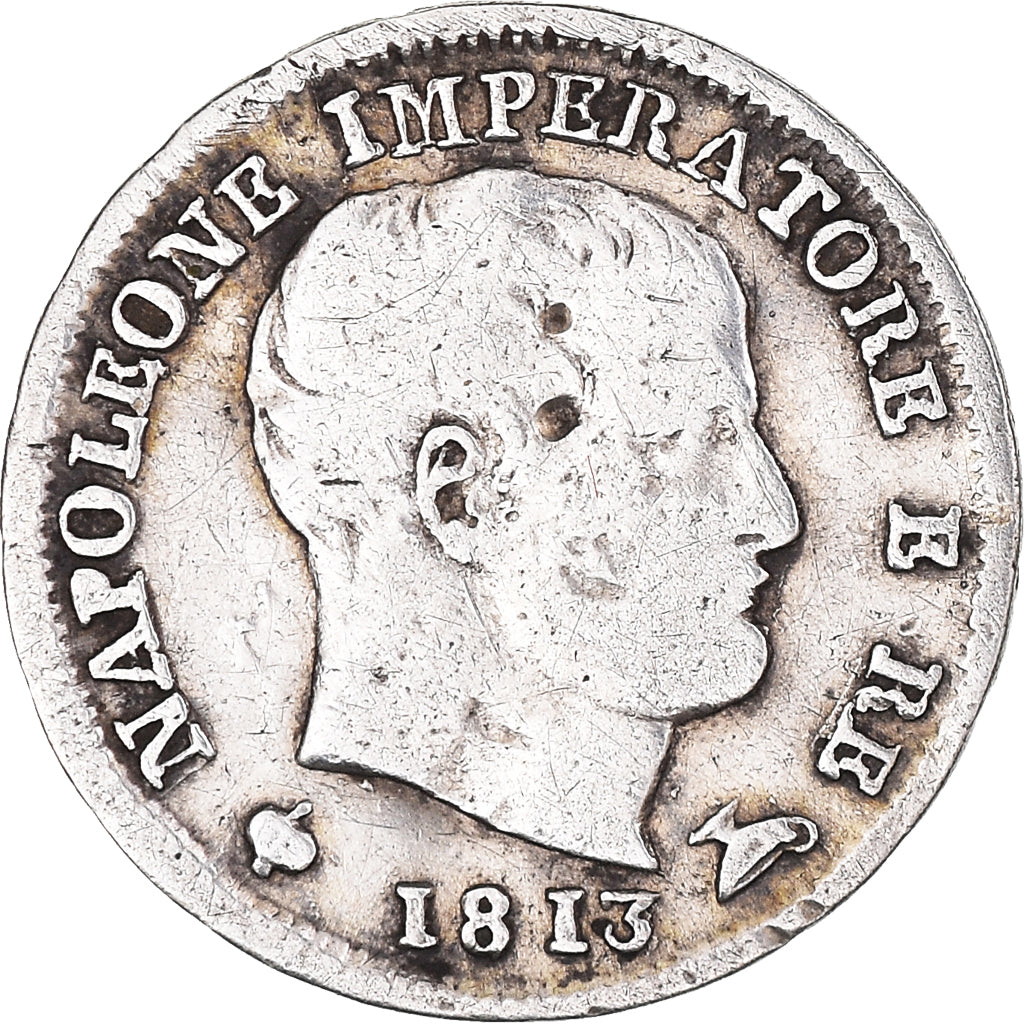 Coin, ITALIAN STATES, KINGDOM OF NAPOLEON, Napoleon I, 5 Soldi, 1813, Milan