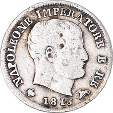 Moeda, ESTADOS ITALIANOS, KINGDOM OF NAPOLEON, Napoleon I, 5 Soldi, 1813, Milan