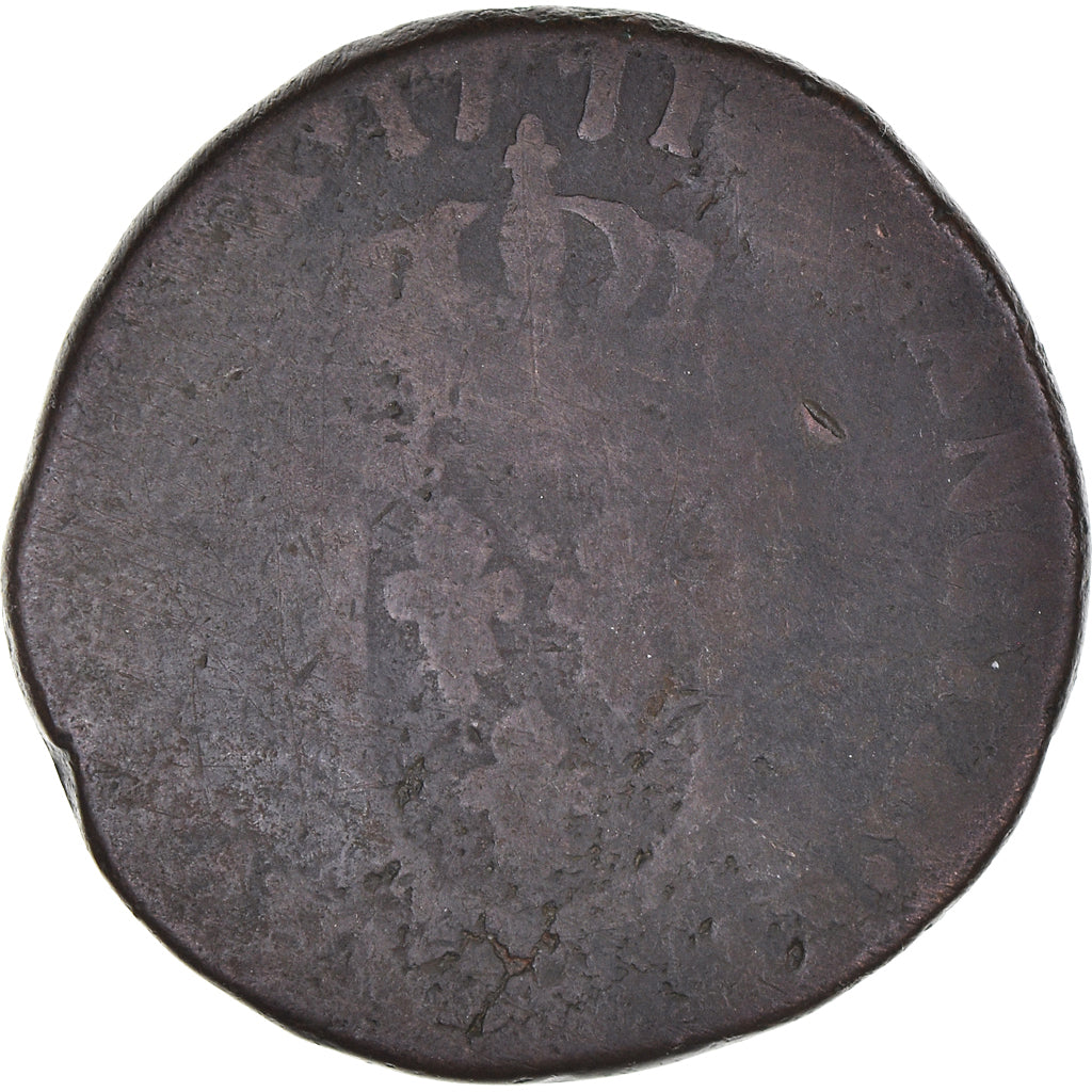 Moeda, França, Louis XV, Sol d'Aix, Sol, 1771, Aix, VG(8-10), Cobre, KM:542