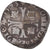 Moneda, Francia, Douzain aux deux C, 1593, BC+, Vellón, Duplessy:1180