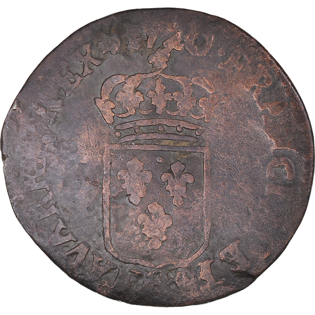 Moneda, Francia, Liard, 1720, BC+, Cobre, Gadoury:270