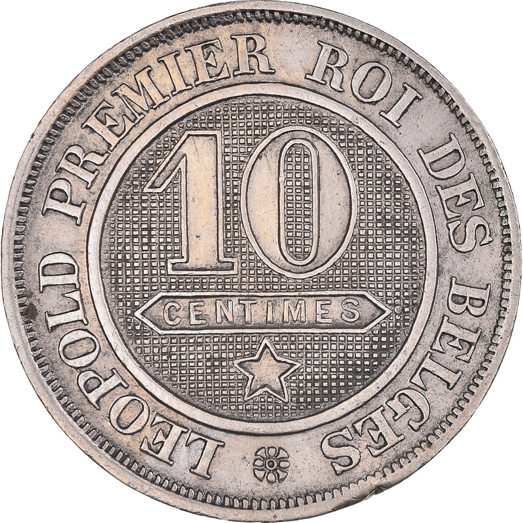 Monnaie, Belgique, Leopold I, 10 Centimes, 1861, Bruxelles, TTB+, Cupro-nickel