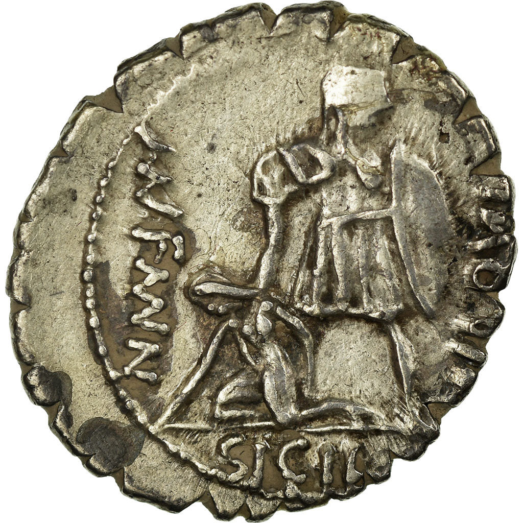 Coin, Aquillia, Denarius, Rome, AU(50-53), Silver, Babelon:2