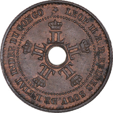 Coin, Belgian Congo, Centime, 1888, Brussels, EF(40-45), Copper