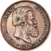 Moneda, Brasil, Pedro II, 20 Reis, 1869, Brussels, MBC+, Bronce, KM:474