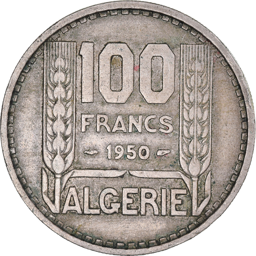 Münze, Algeria, 100 Francs, 1950, Paris, SS, Kupfer-Nickel, KM:93