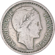 Moneda, Algeria, 20 Francs, 1956, Paris, BC+, Cobre - níquel, KM:91