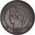 Monnaie, France, Cérès, 10 Centimes, 1897, Paris, TB+, Bronze, Gadoury:265a