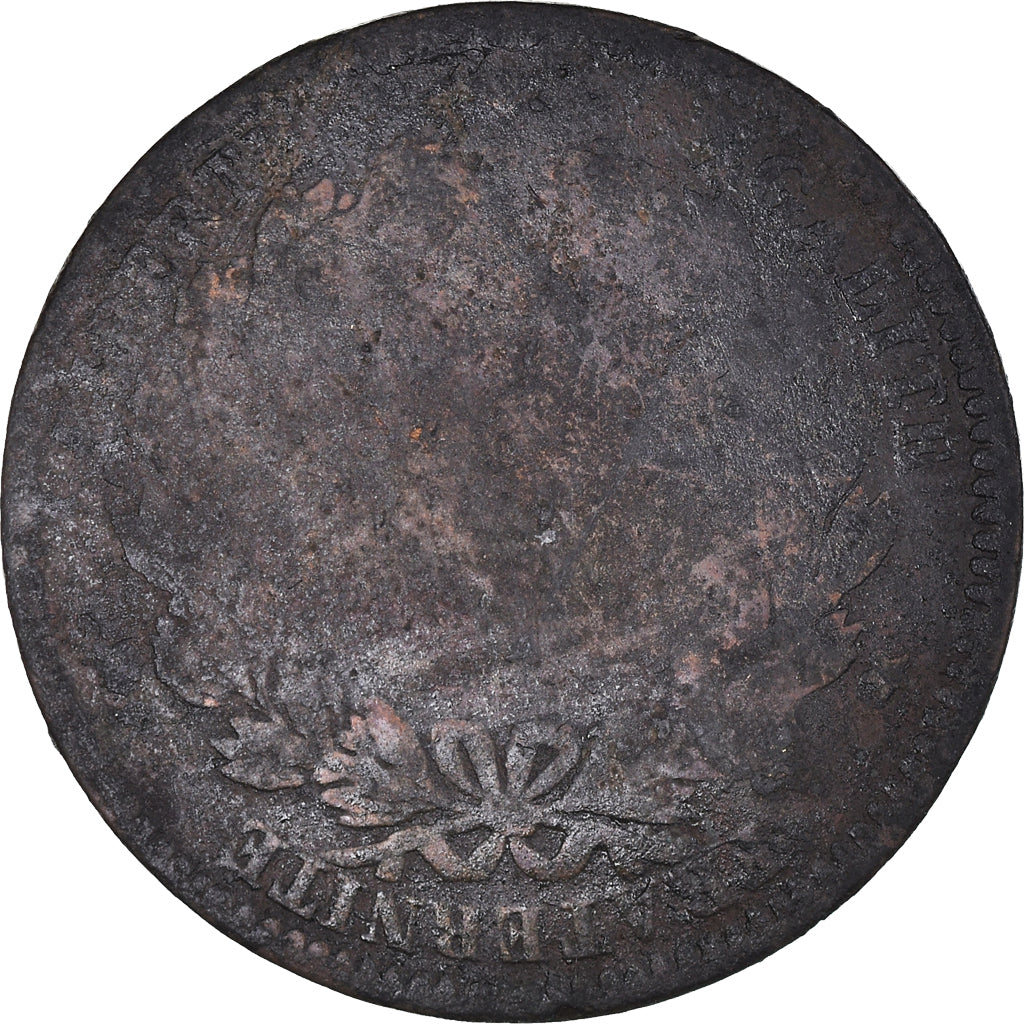 Moneta, Francia, 5 Centimes, 1872, MB, Rame, Gadoury:157a