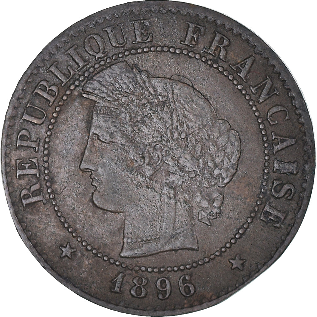Münze, Frankreich, Cérès, Centime, 1896, Paris, SS+, Bronze, KM:826.1