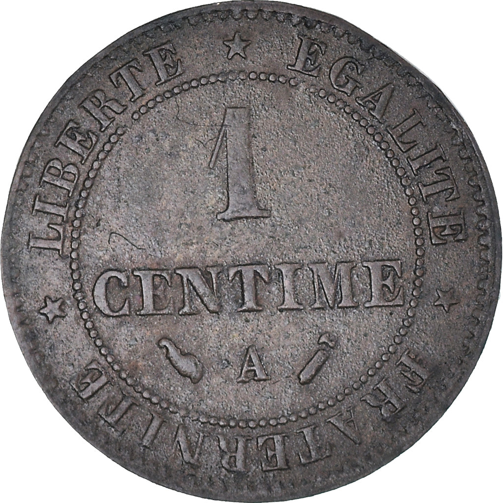 Münze, Frankreich, Cérès, Centime, 1896, Paris, SS+, Bronze, KM:826.1