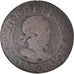 Coin, France, Double Tournois, (1614-1616), Amiens, F(12-15), Copper, Gadoury:7