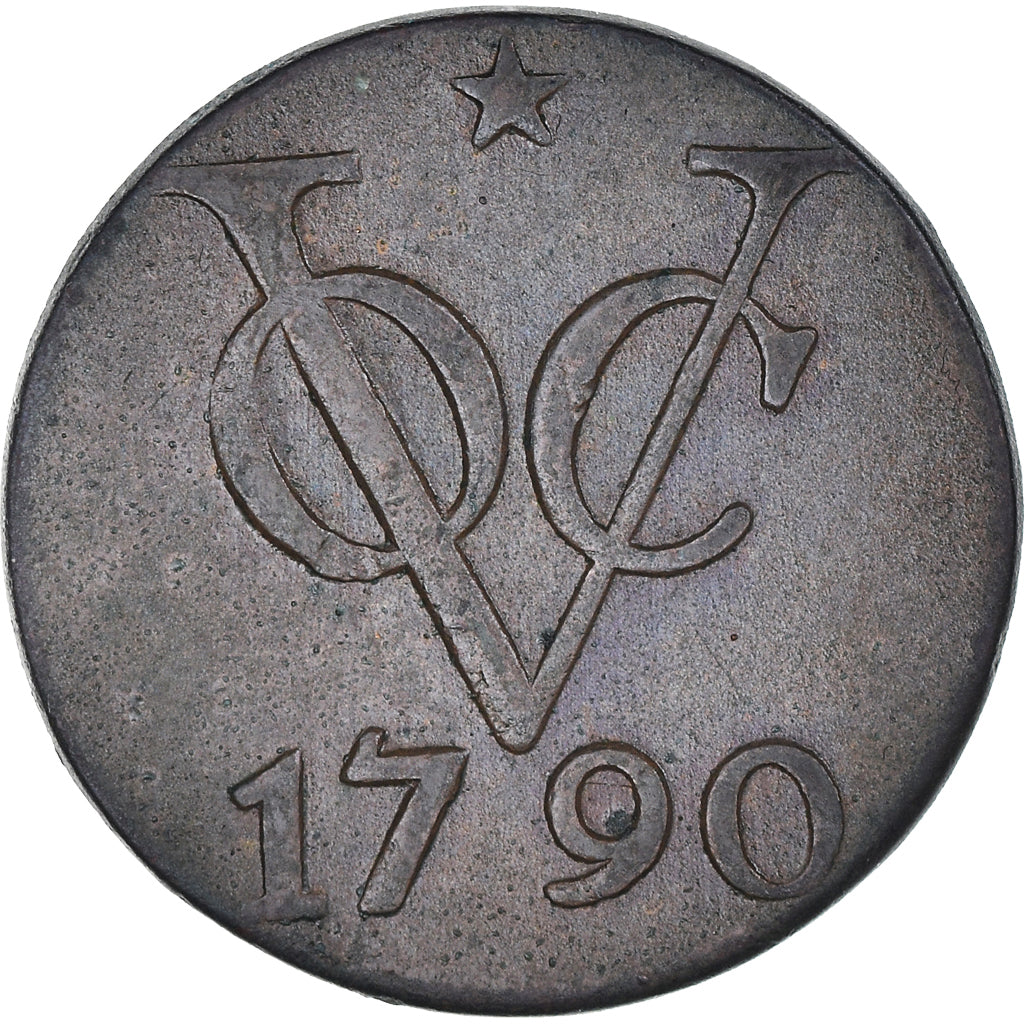 Munten, NEDERLANDS OOST INDIË, 2 Duit, 1790, Utrecht, ZF, Koper, KM:118