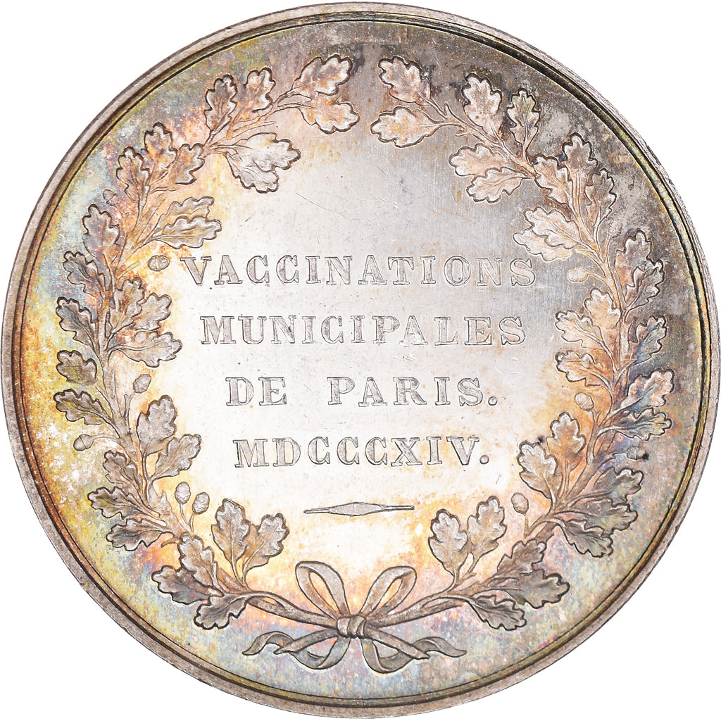 Francia, zeton, Médecine, Vaccinations Municipales de Paris, 1814, Depaulis