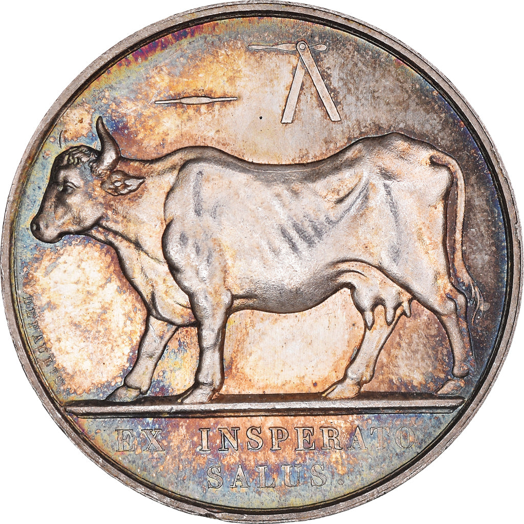Frankrijk, Token, Médecine, Vaccinations Municipales de Paris, 1814, Depaulis