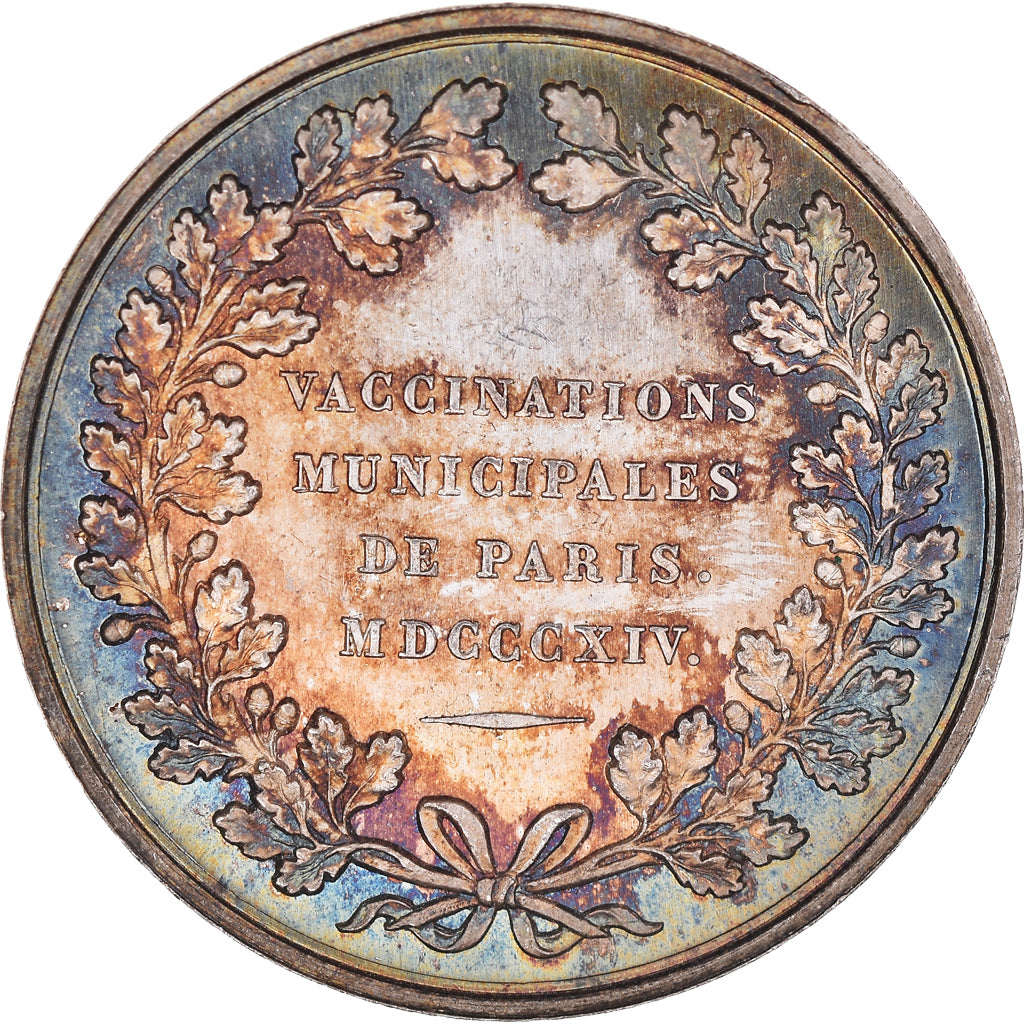 Frankrijk, Token, Médecine, Vaccinations Municipales de Paris, 1814, Depaulis