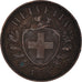 Coin, Switzerland, 2 Rappen, 1925, Bern, EF(40-45), Bronze, KM:4.2