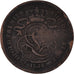 Moneda, Bélgica, Leopold I, 2 Centimes, 1835, Brussels, BC+, Cobre, KM:4.1