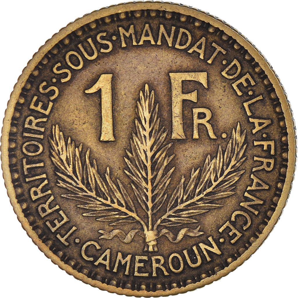 Coin, Cameroon, Franc, 1926, Paris, EF(40-45), Aluminum-Bronze, KM:2