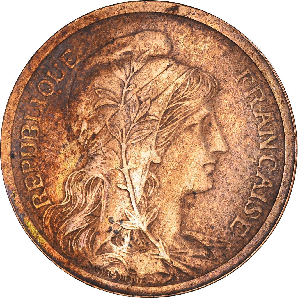 Moneda, Francia, Dupuis, 2 Centimes, 1901, Paris, EBC, Bronce, KM:841