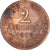 Moneda, Francia, Dupuis, 2 Centimes, 1919, Paris, EBC, Bronce, KM:841