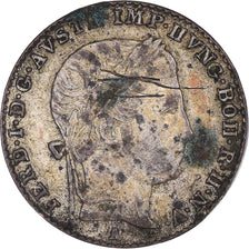 Coin, Austria, Ferdinand I, 3 Kreuzer, 1838, Vienna, VF(20-25), Silver, KM:2191