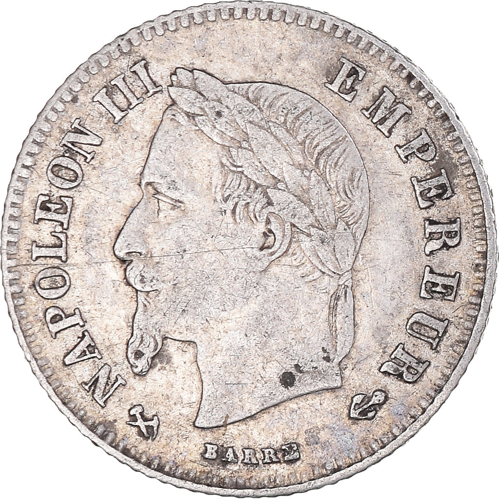 Münze, Frankreich, Napoleon III, Napoléon III, 20 Centimes, 1866, Bordeaux