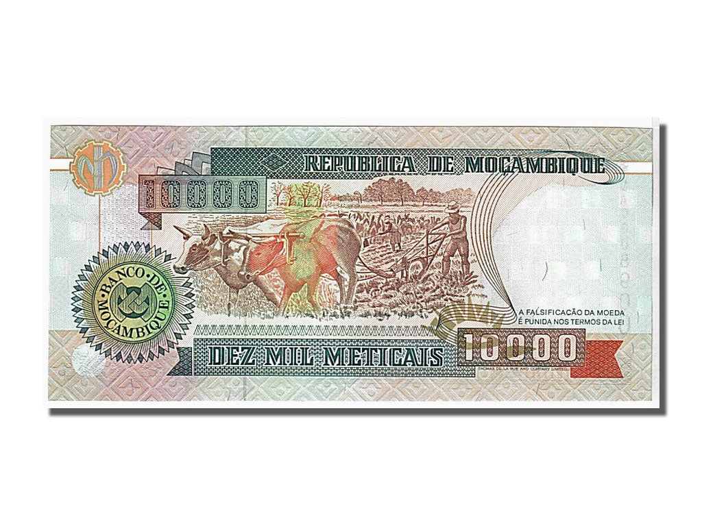 Banknote, Mozambique, 10,000 Meticais, 1991, KM:137, UNC(65-70)